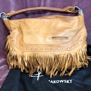Genuine B Makowsky fringe purse
